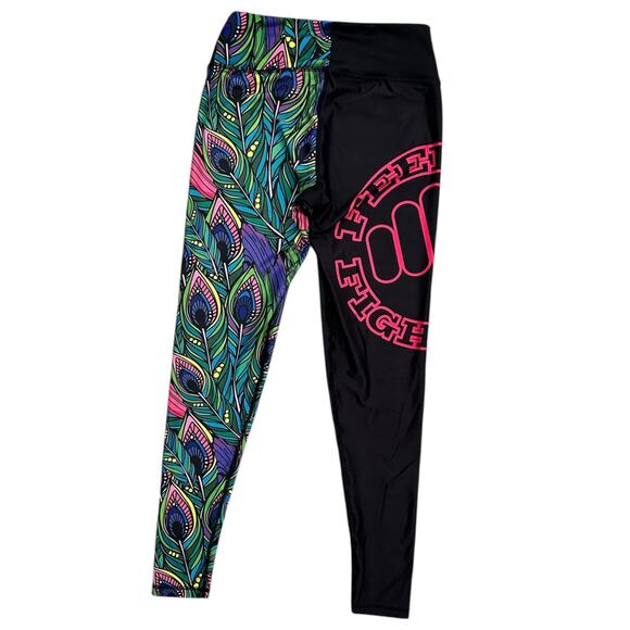 Feed Me Fight Me Goddess Endurance Peacock Leggings - Picture 6 of 6
